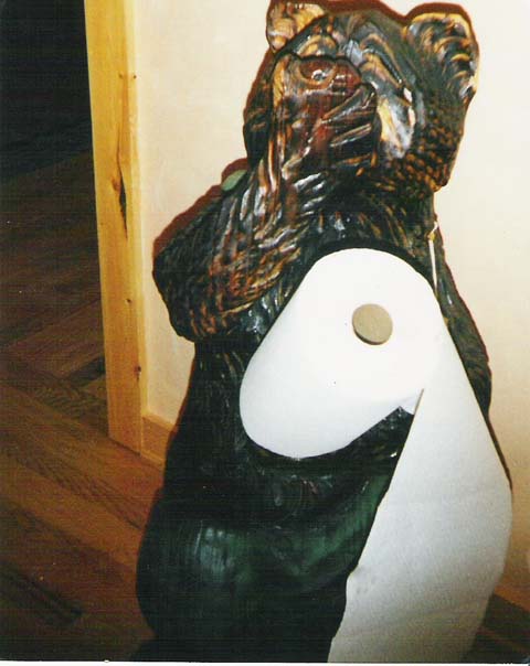Bear with Toliet Paper